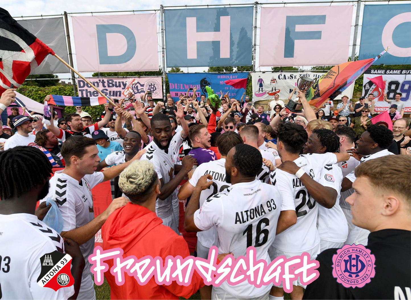 Altona 93 zum Verschicken - Postkarte DHFC