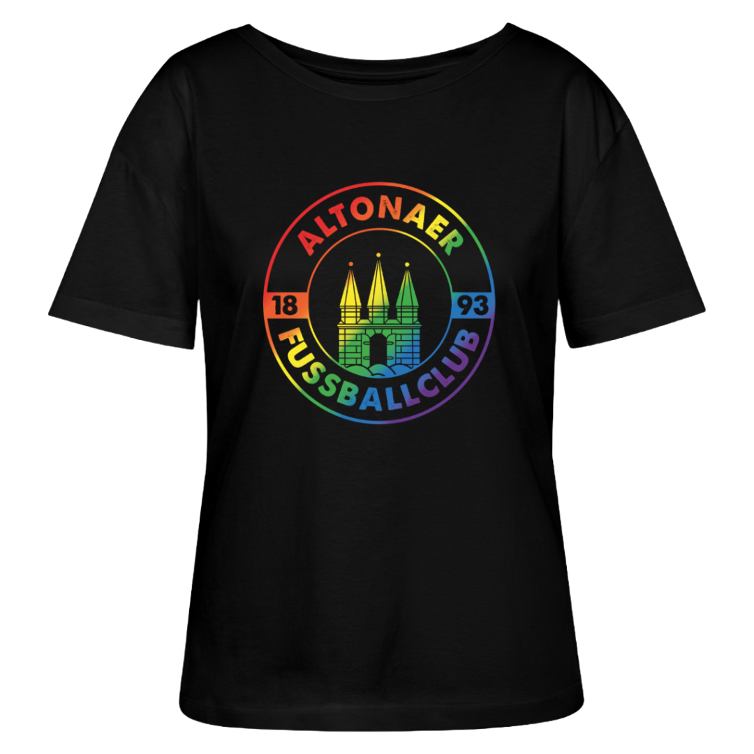 Girlie-Fitted-T-Shirt "Rainbow"