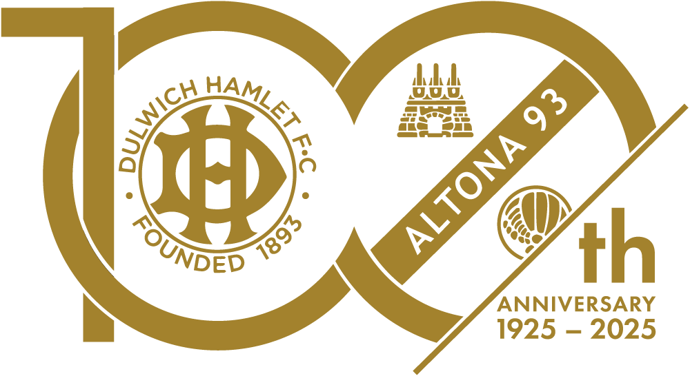 Aufnäher DHFC x AFC Anniversary (Gold-weiß)