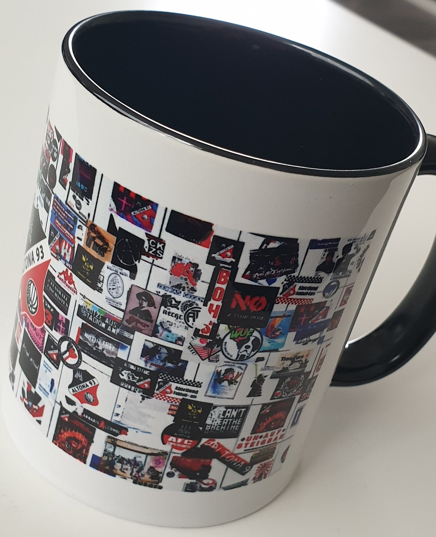 Kaffeetasse Fotodruck mit Klo-Sticker *NEUE AUFLAGE*