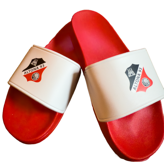 Badelatschen mit Logo