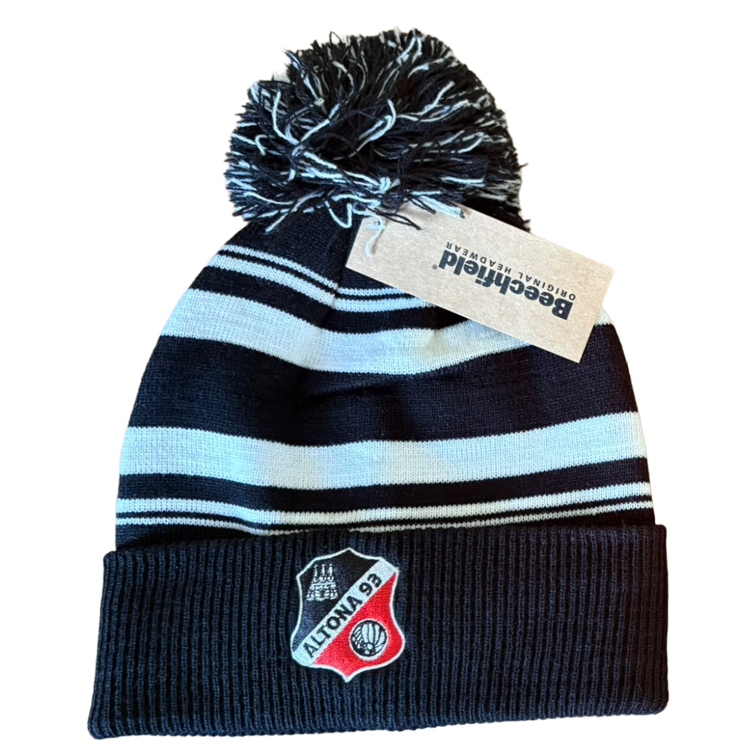Beanie mit Pompom & Altona 93 Logo-Stick