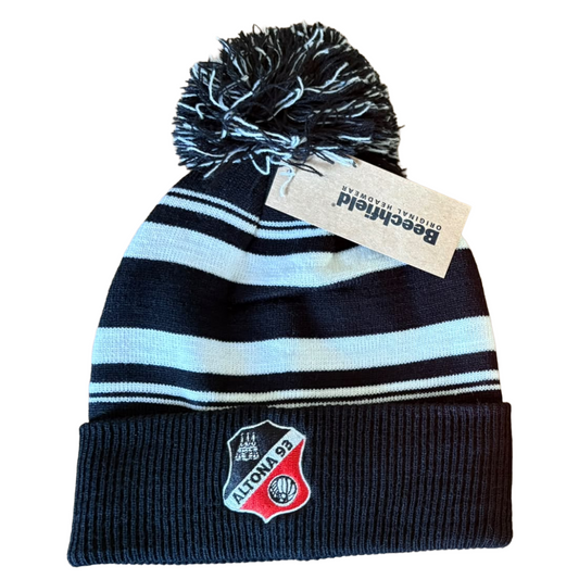 Beanie mit Pompom & Altona 93 Logo-Stick