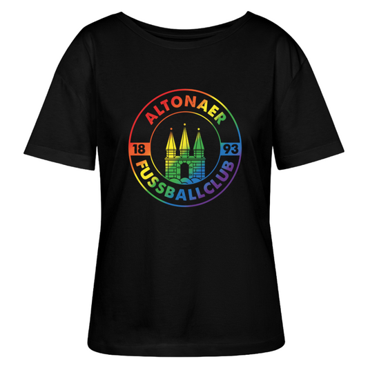 Girlie-Fitted-T-Shirt "Rainbow"
